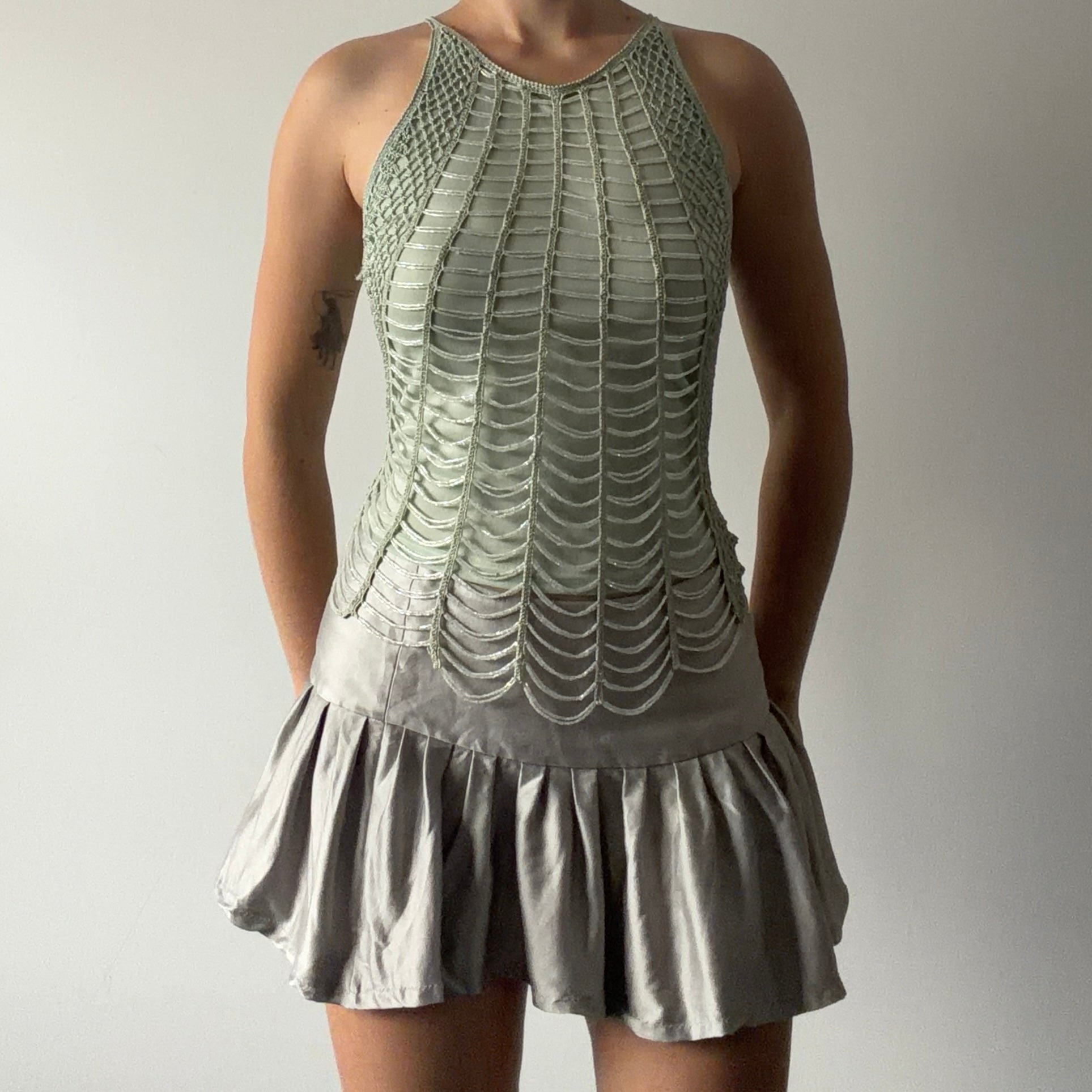 Quiz Beaded Crochet Top