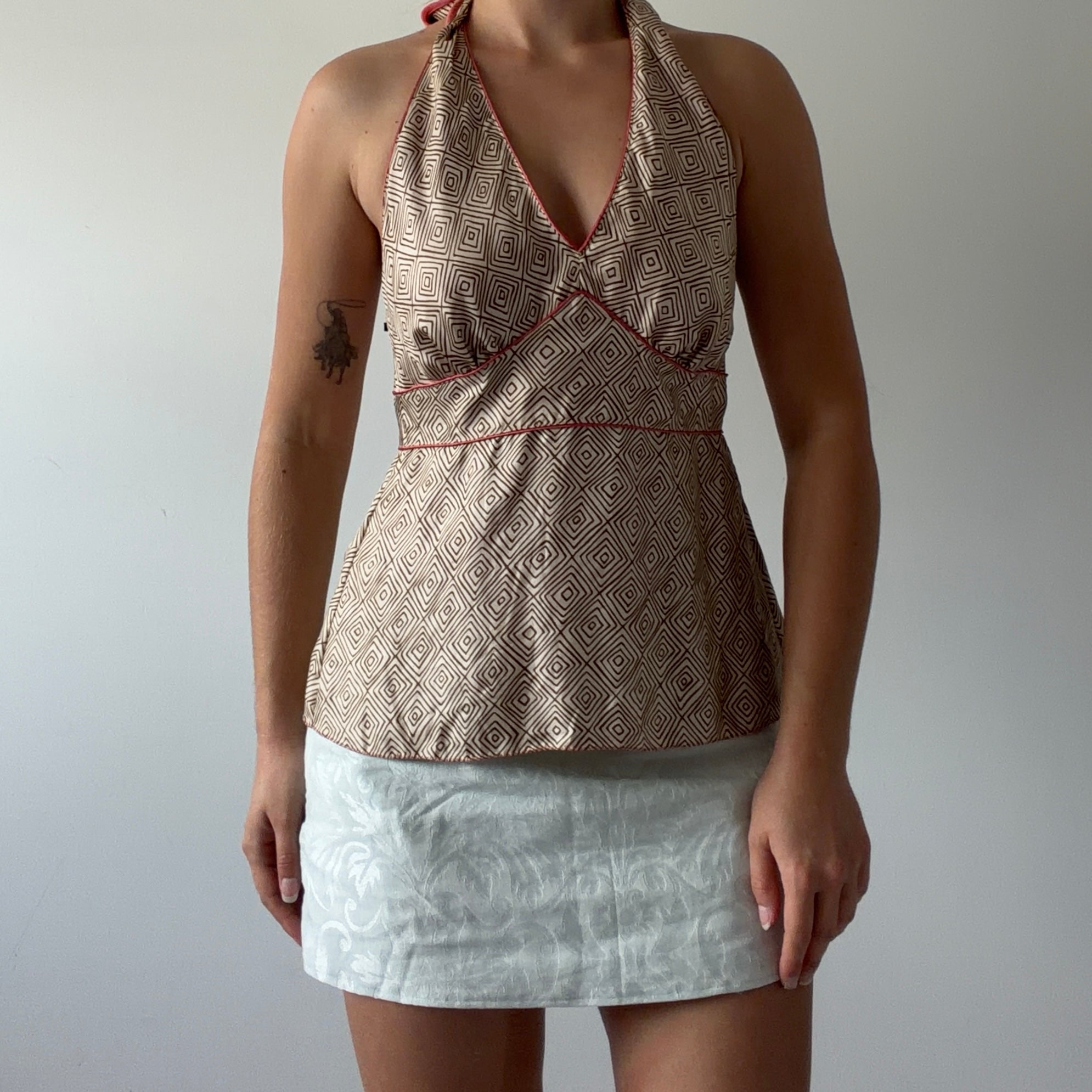 The Limited Silk Halter Top | S