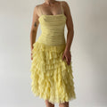BCBG Silk Ruffle Dress | S