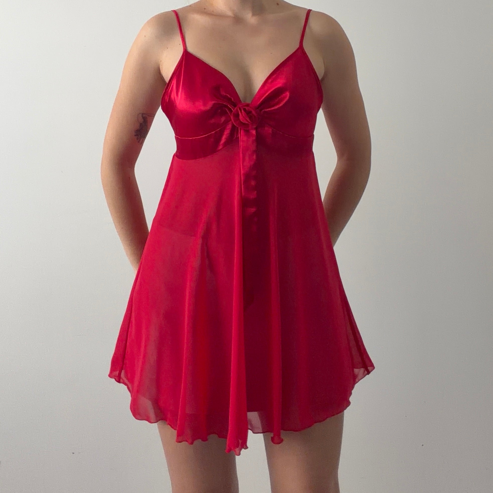 Victoria's Secret Rosette Slip Dress | S
