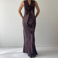 Maxi Satin Dress | Made In NZ | 10-12