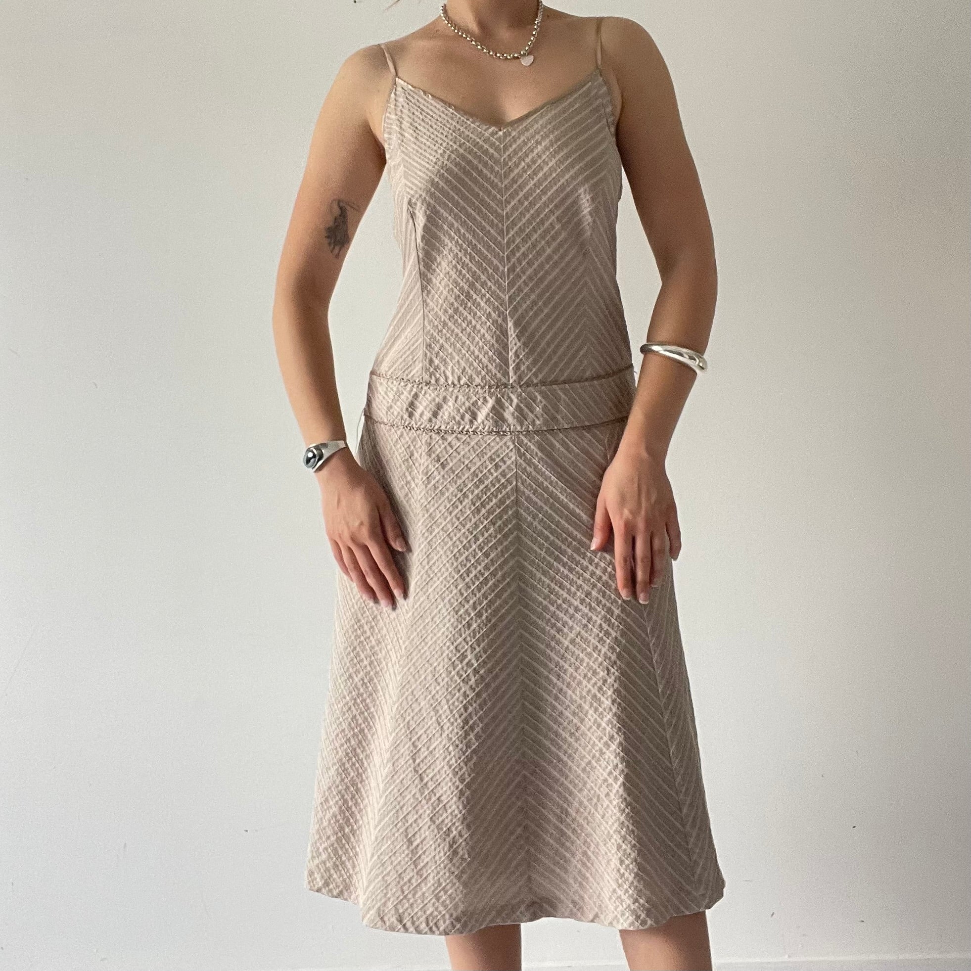 Le’range Cotton Summer Midi Dress | 10-12