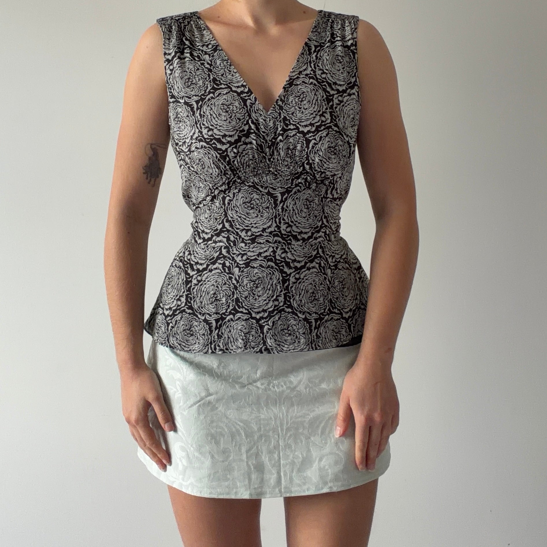 Ann Taylor Silk Babydoll Top | 8-10