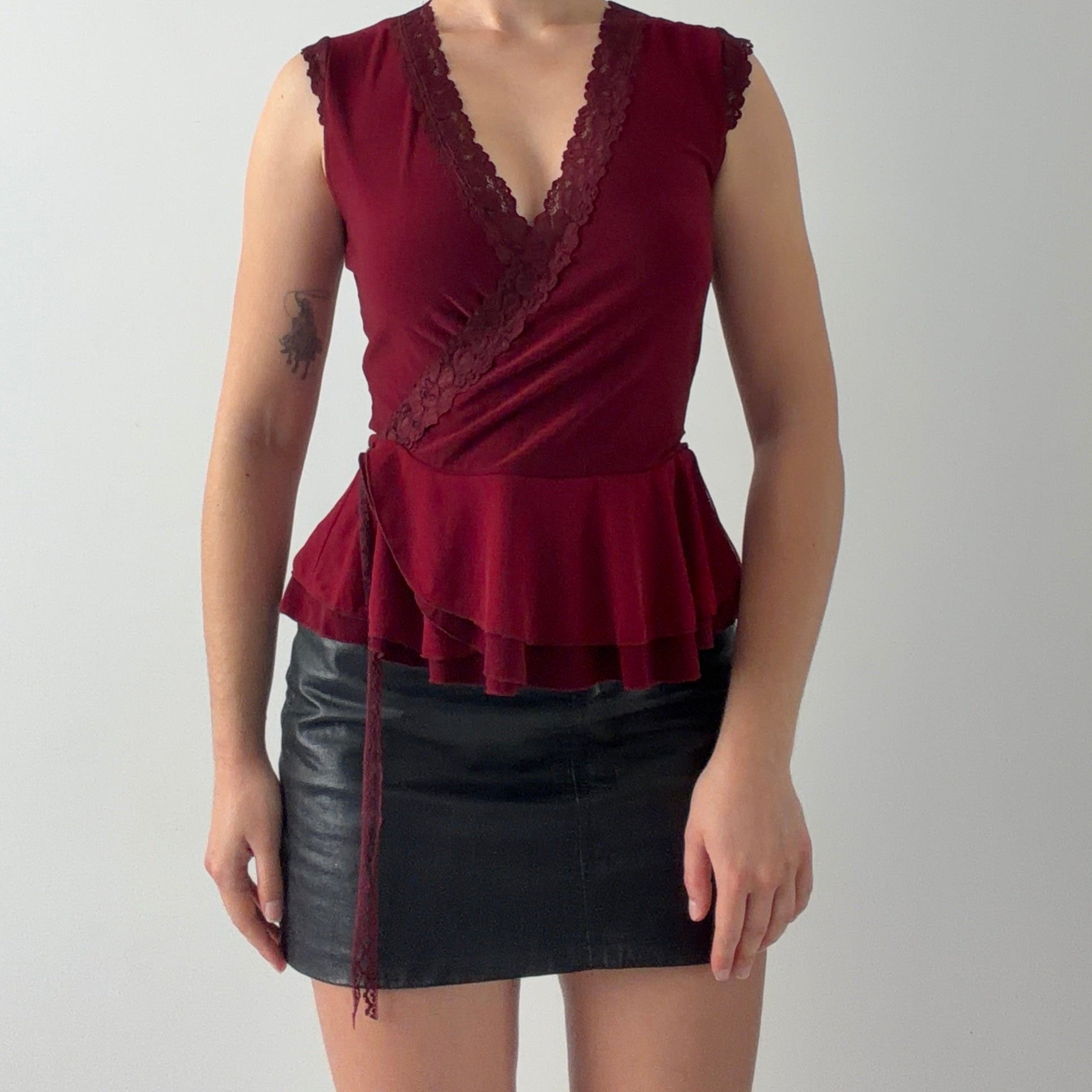 Wild Child Wrap Top | M