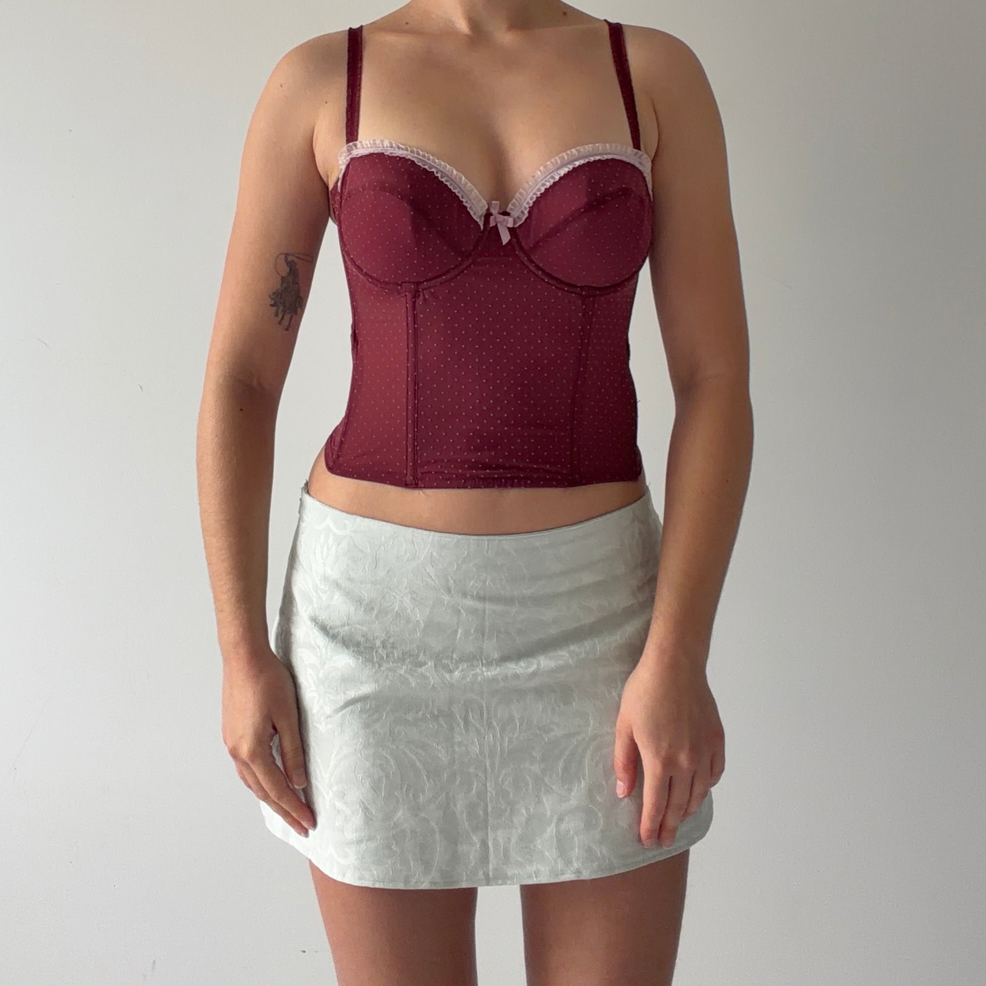 Native Intimates Polka Dot Corset Top | 10-12