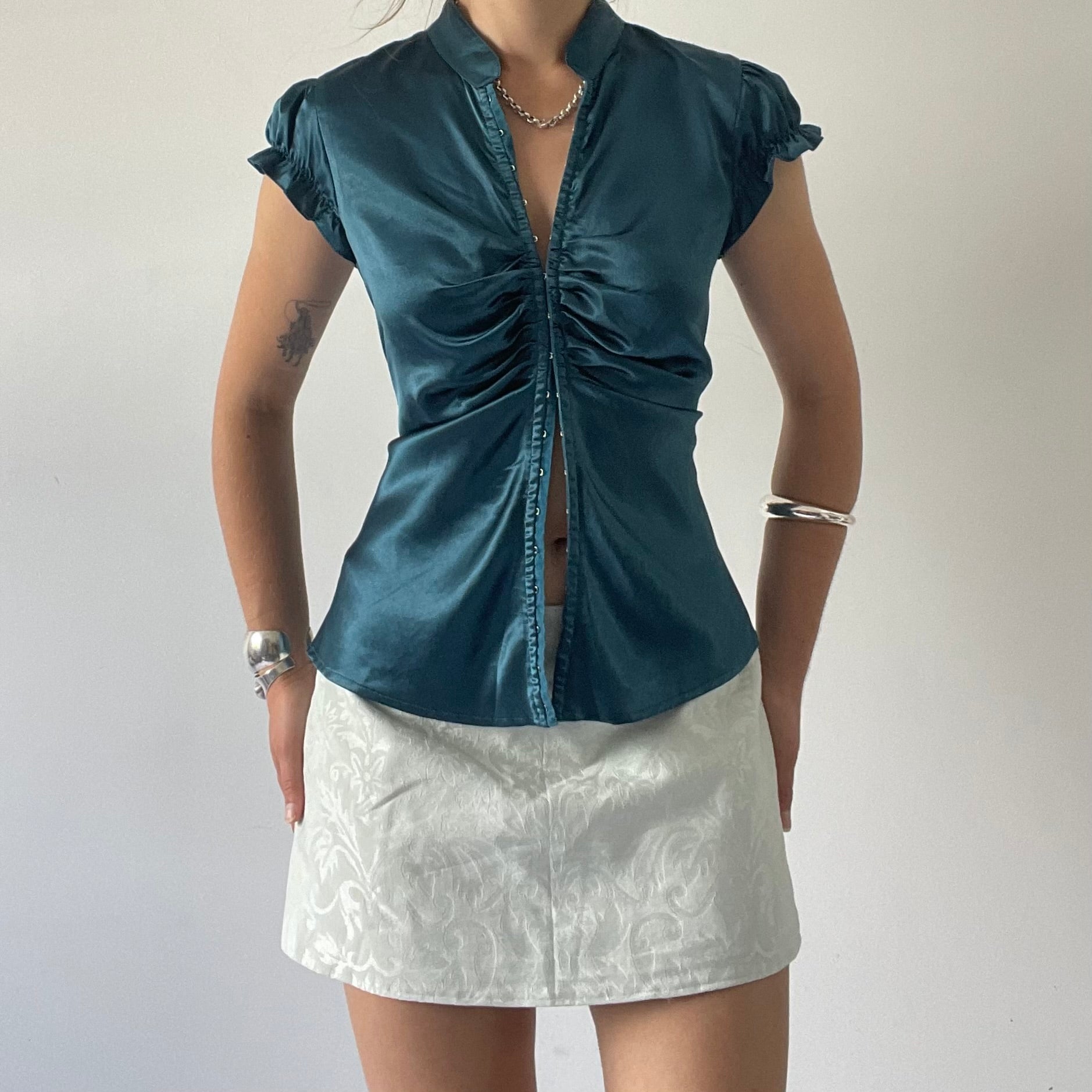 Review Ruched Top | Made in Australia | 10-12