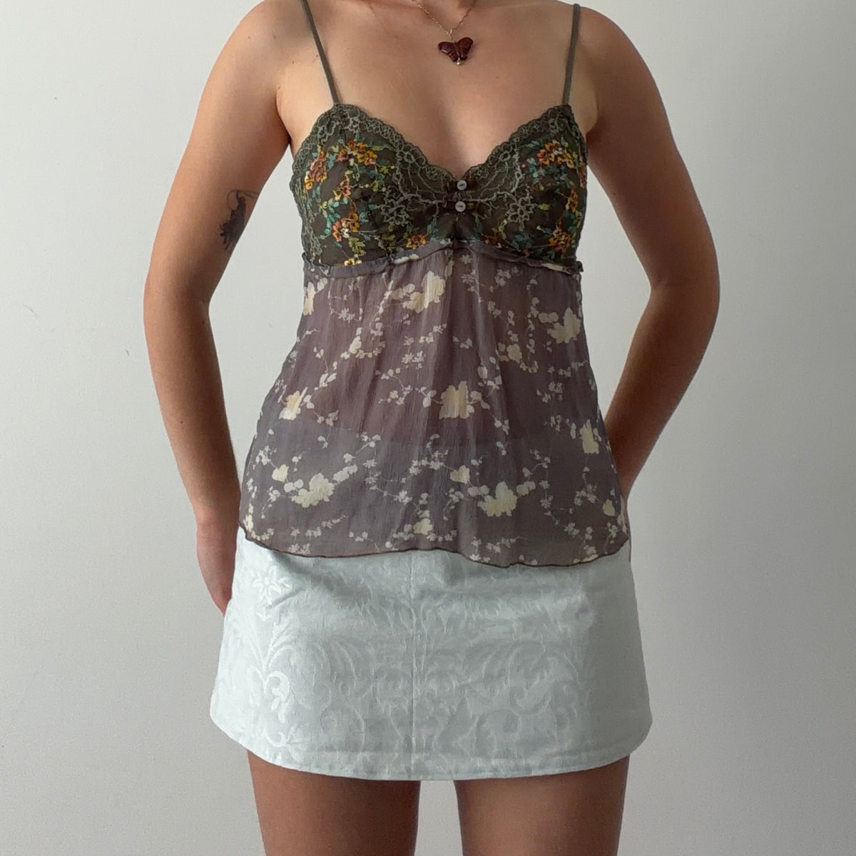 Silk Floral Cami | S