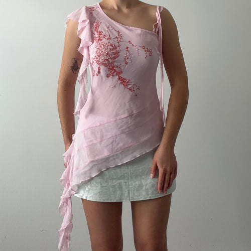 RDI Asymmetric Ruffle Top | M