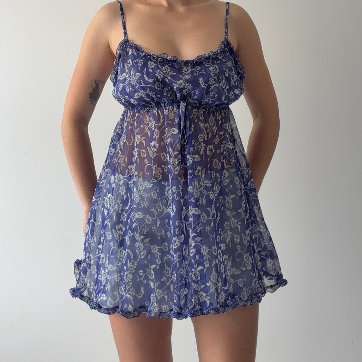 Victoria's Secret Floral Babydoll Slip | M