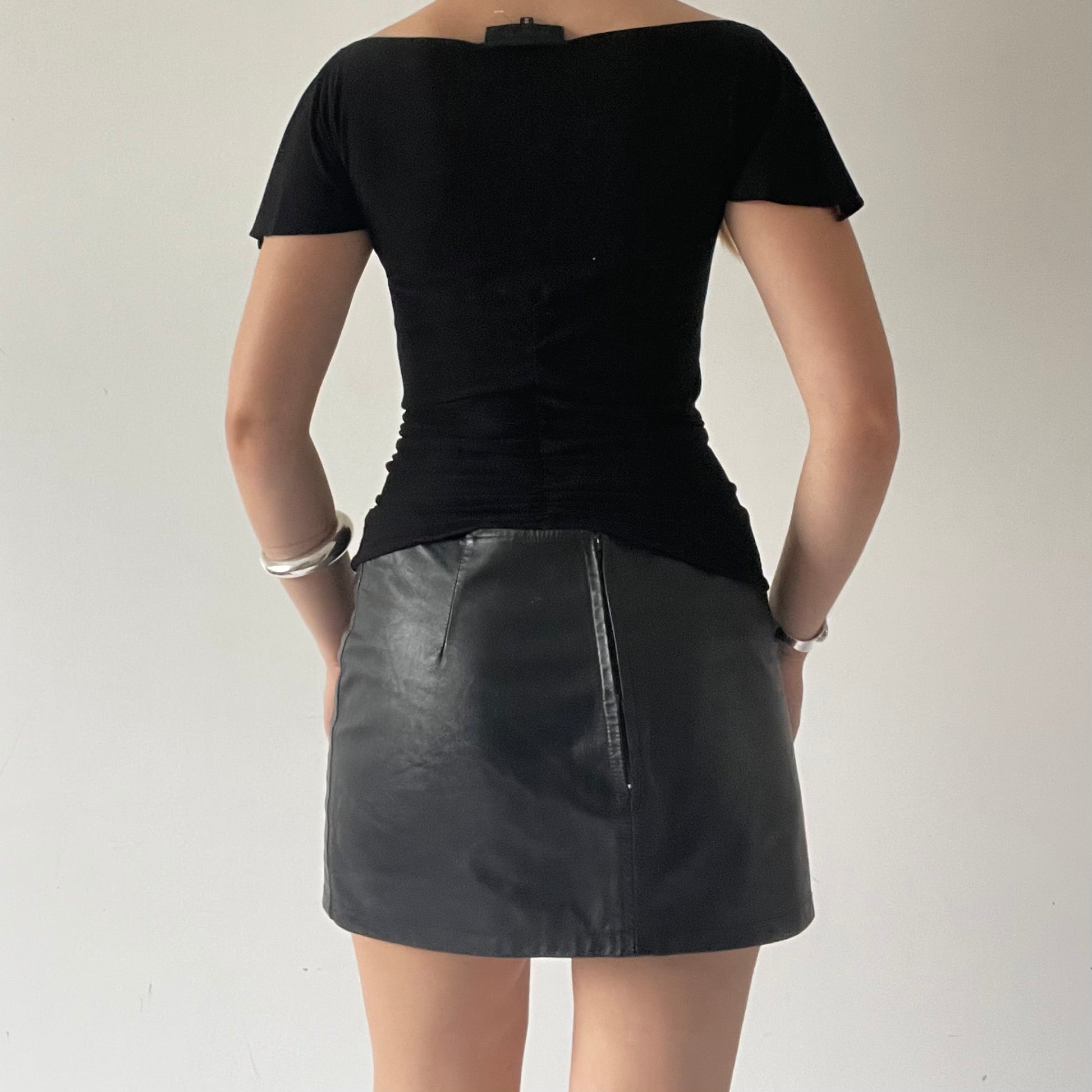 Boat Neck Fitted Top | 6-8