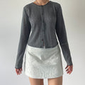 90s Max Lace Cardigan Top | 10-12