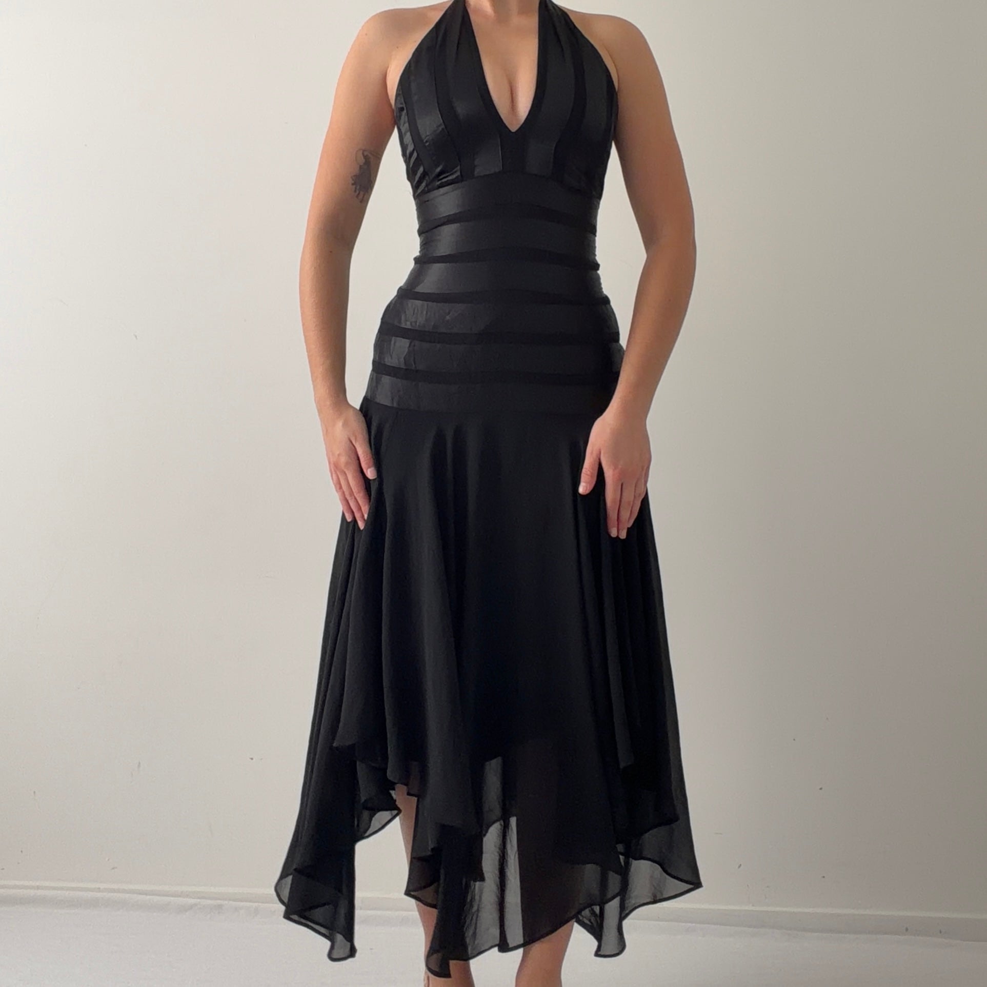 Positive Attitude Handkerchief Dress | XS