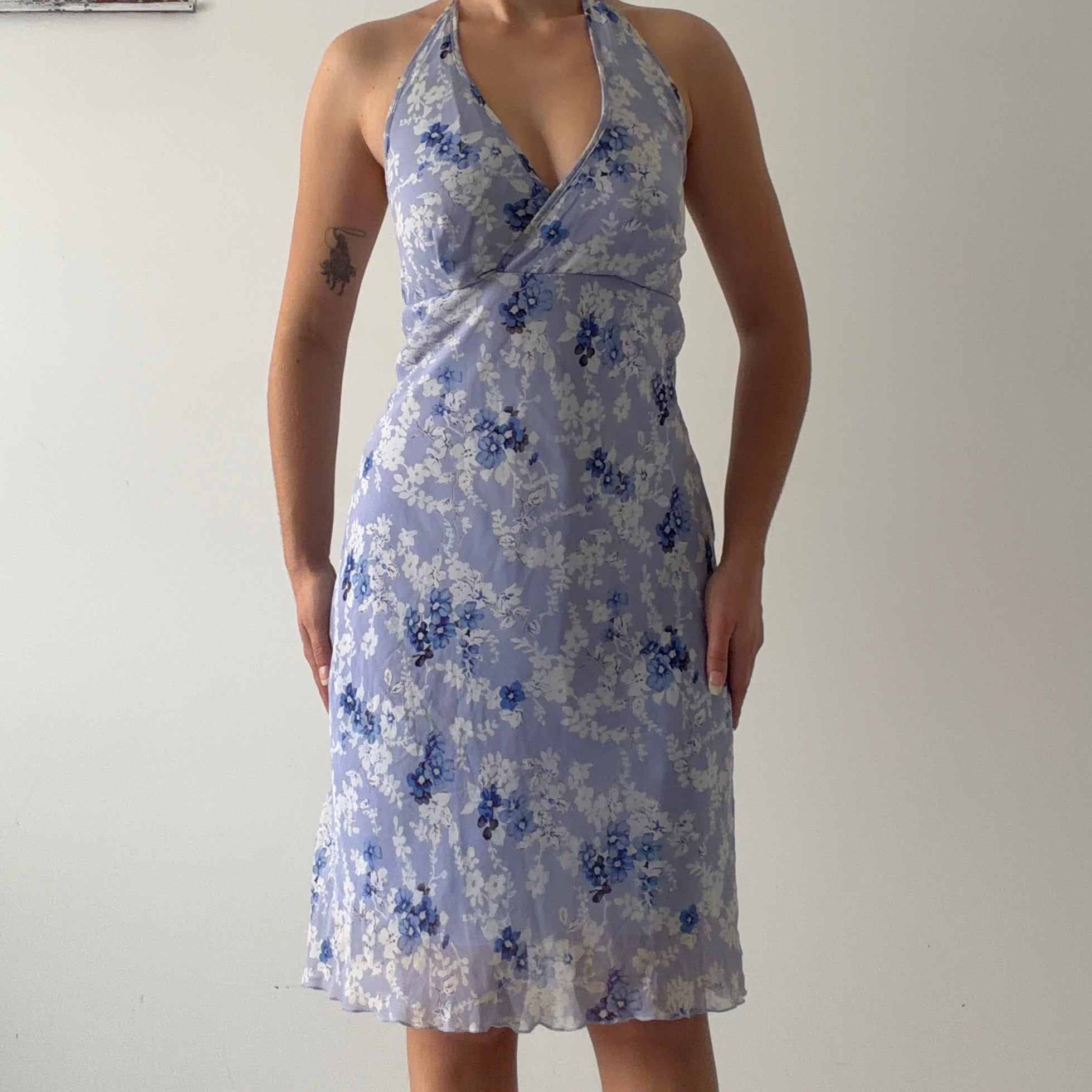Digital Clothing Floral Halter Dress | 8-10