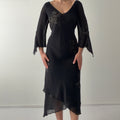 Jones New York Silk Midi Dress | XL