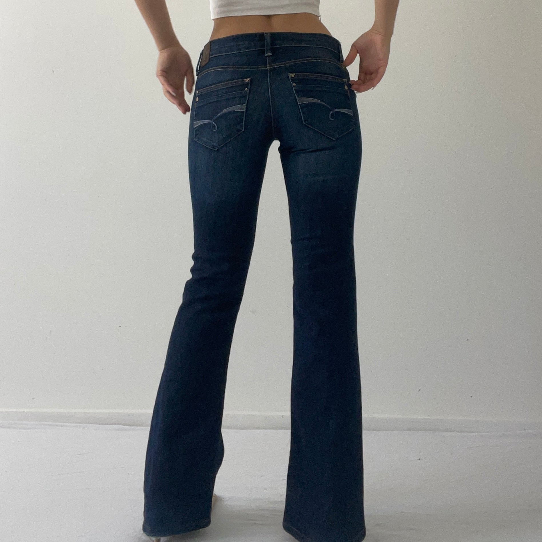 Mavi Low Rise Bootcut Jeans | S