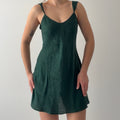 August Silk Mini Slip Dress | S