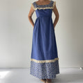70s Prairie Dress | S