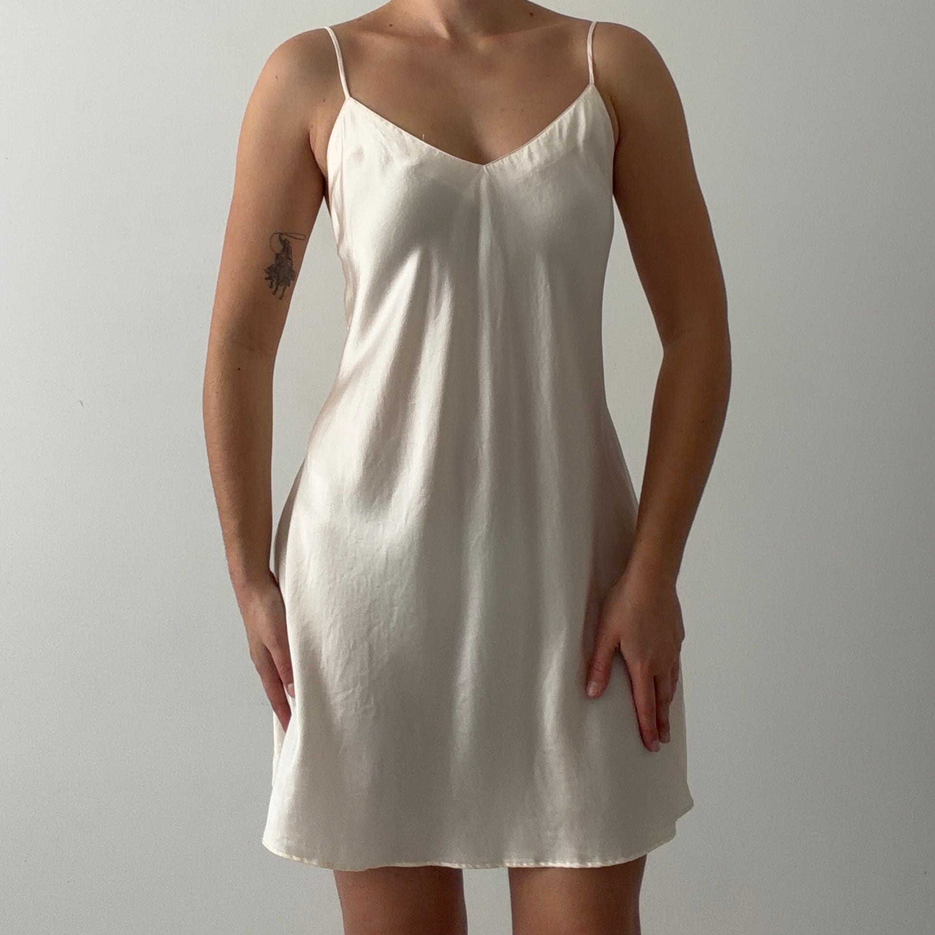 Victoria's Secret Gold Label Silk Slip | 10-12