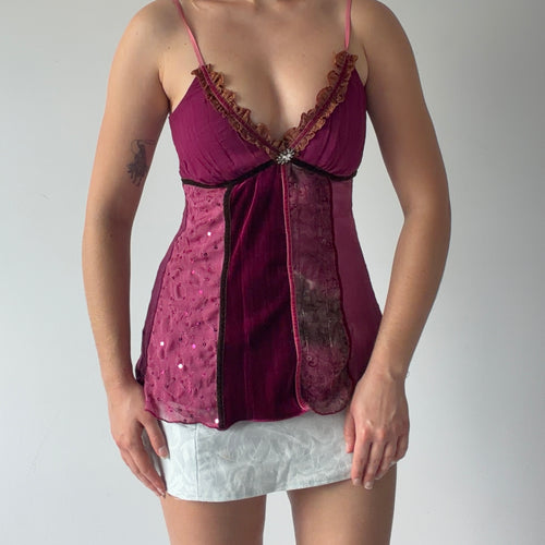 6 Degrees Patchwork  Cami | M