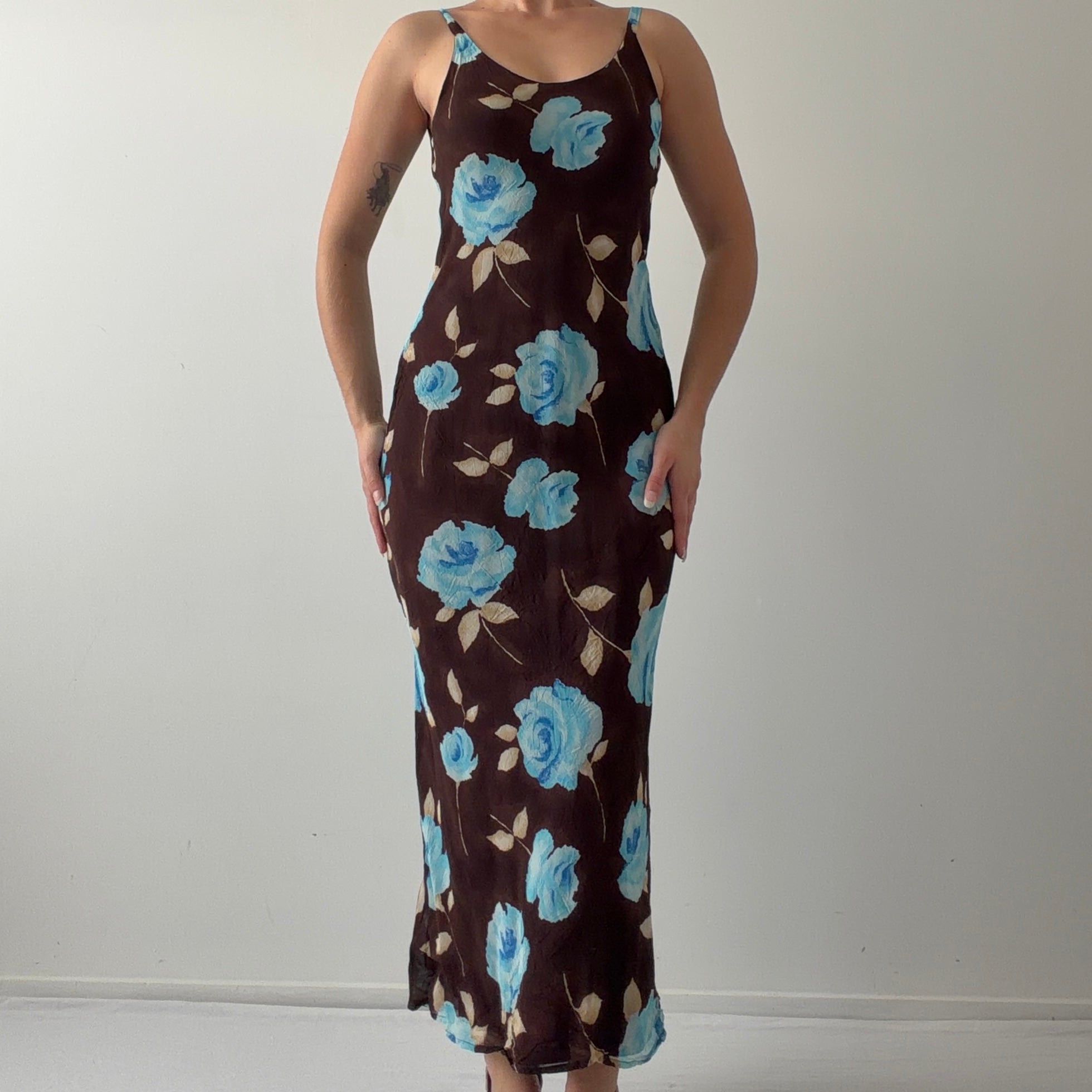 Fred Sun Paris Floral Slip Dress | S
