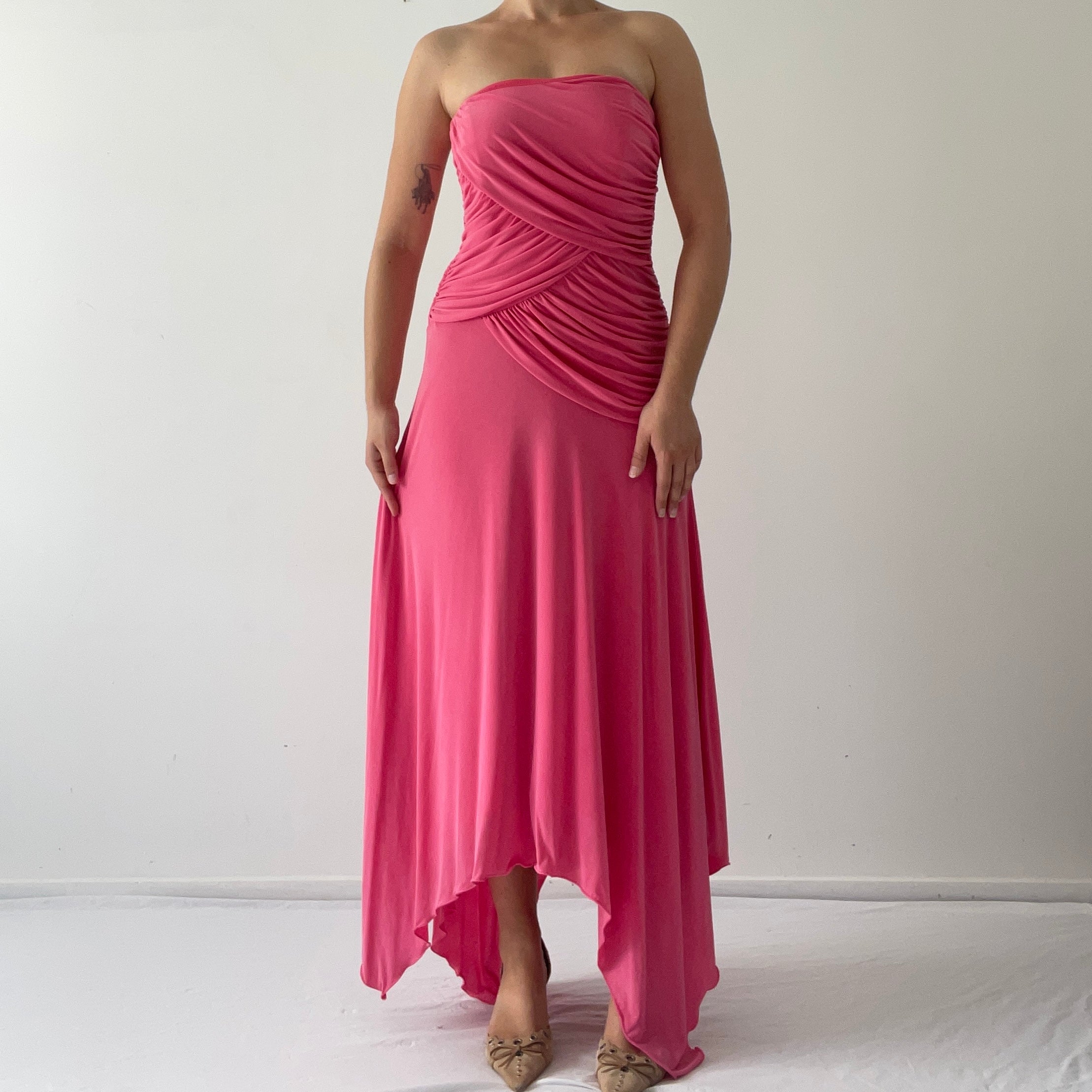Studibaker Asymmetric Strapless Dress | Made In Australia | 10-12
