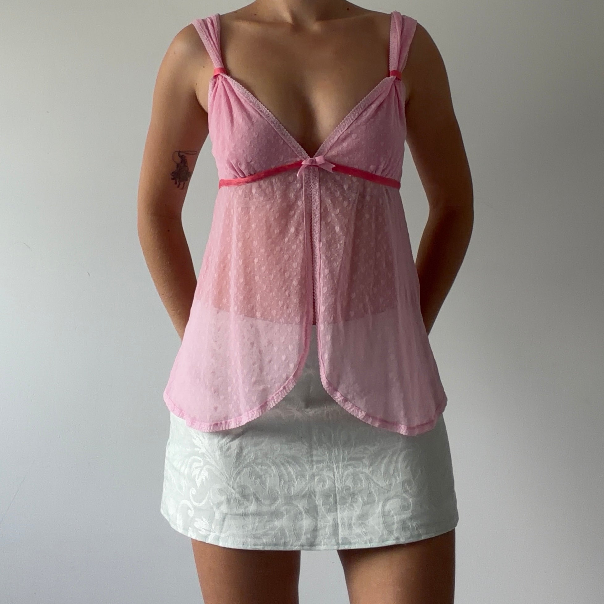 Victoria's Secret Lace Babydoll Top | 6-10