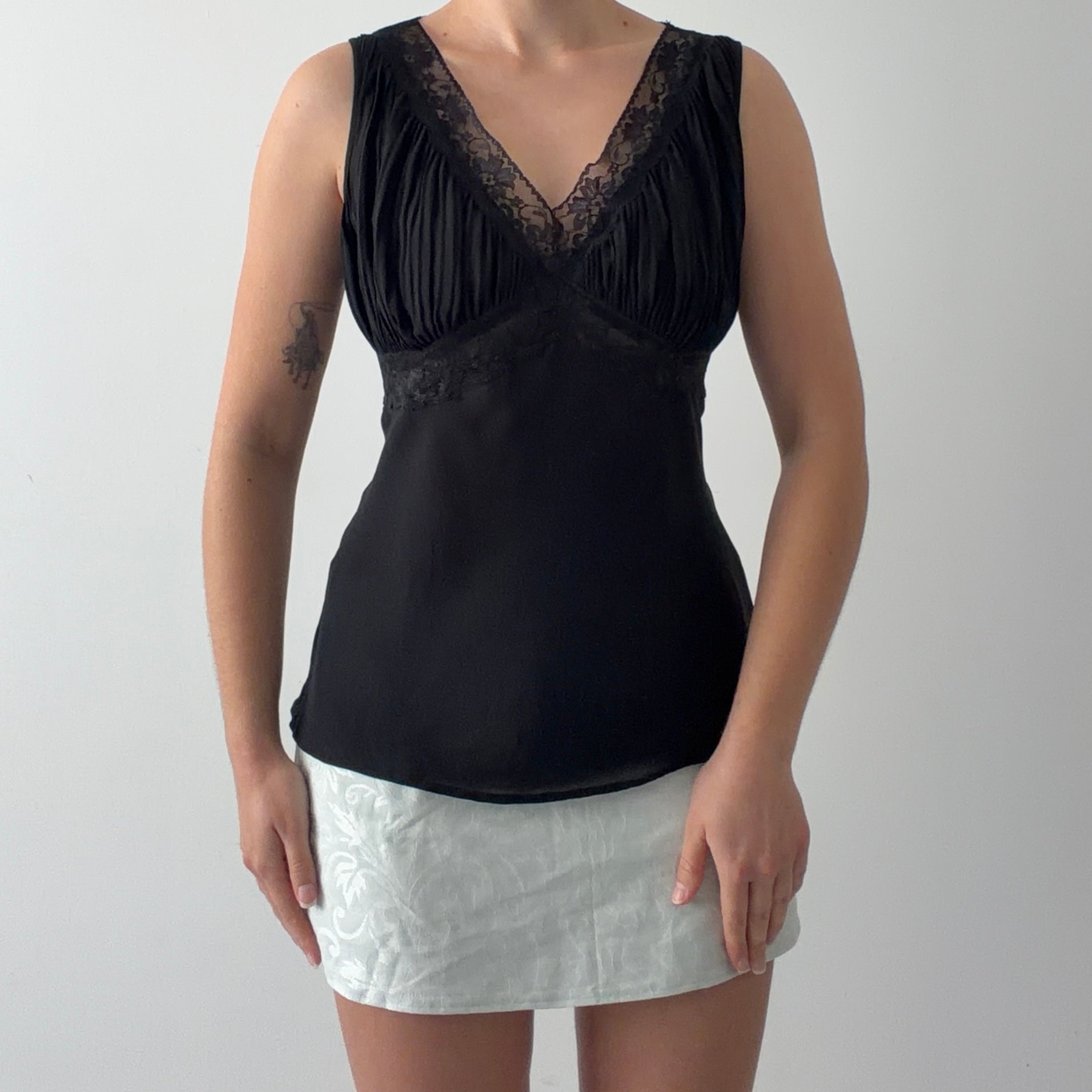 Alfani Silk Lace Cami | L