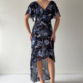 Floral Sequin Midi Dress | 10-12