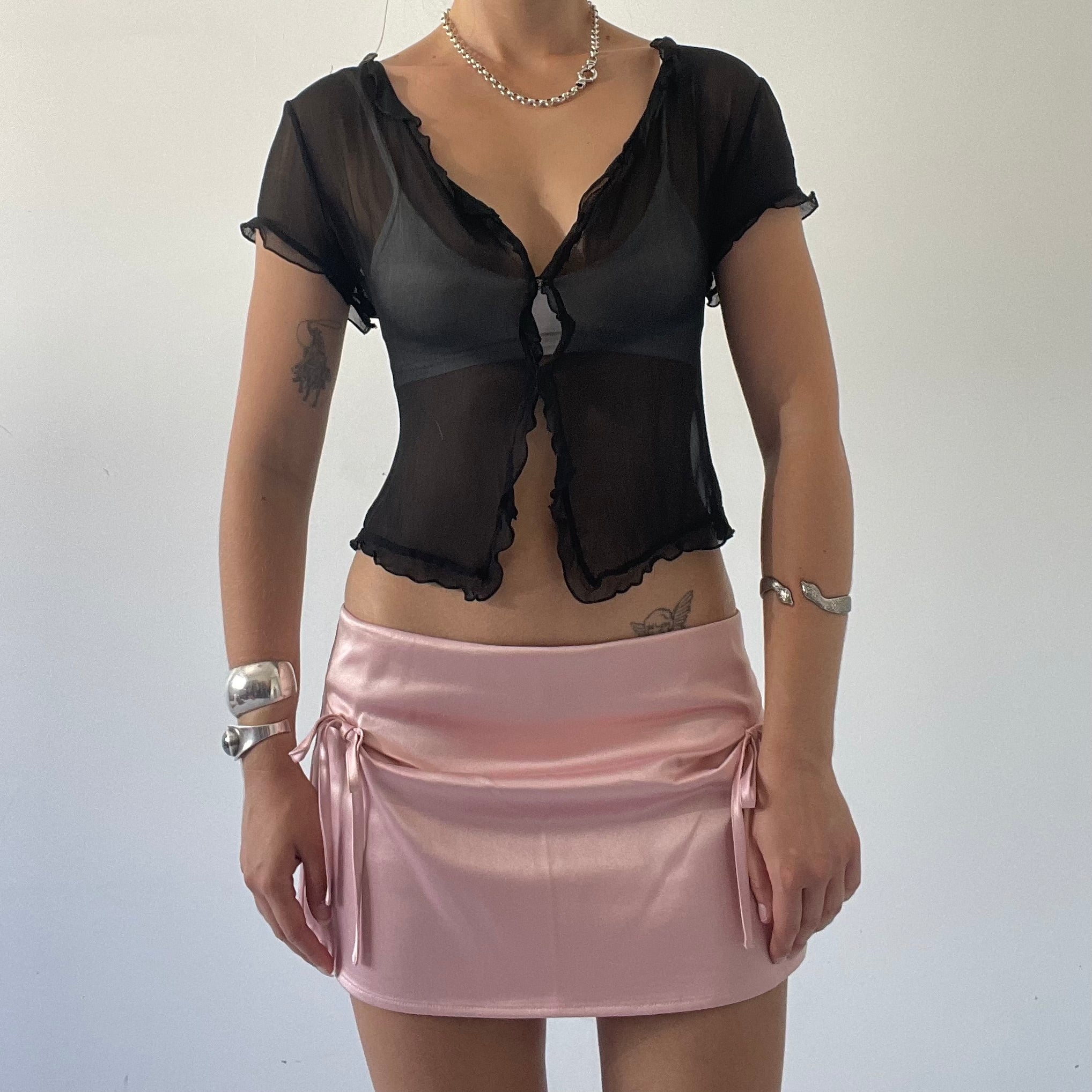 Lisa Ho Silk Ruffle Top | 10-12