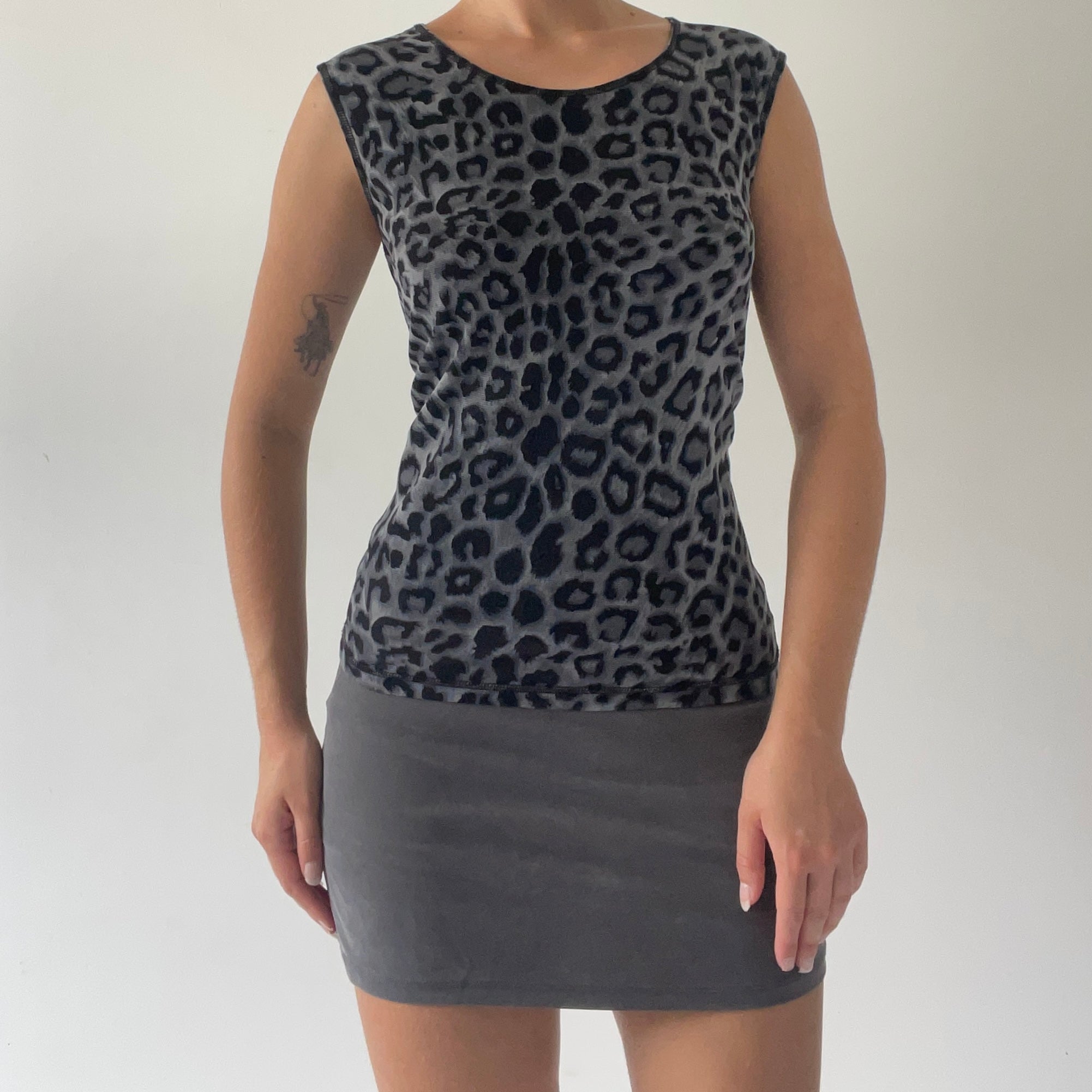 David Pond Mesh Boat Neck Top | Made in NZ | 14-16