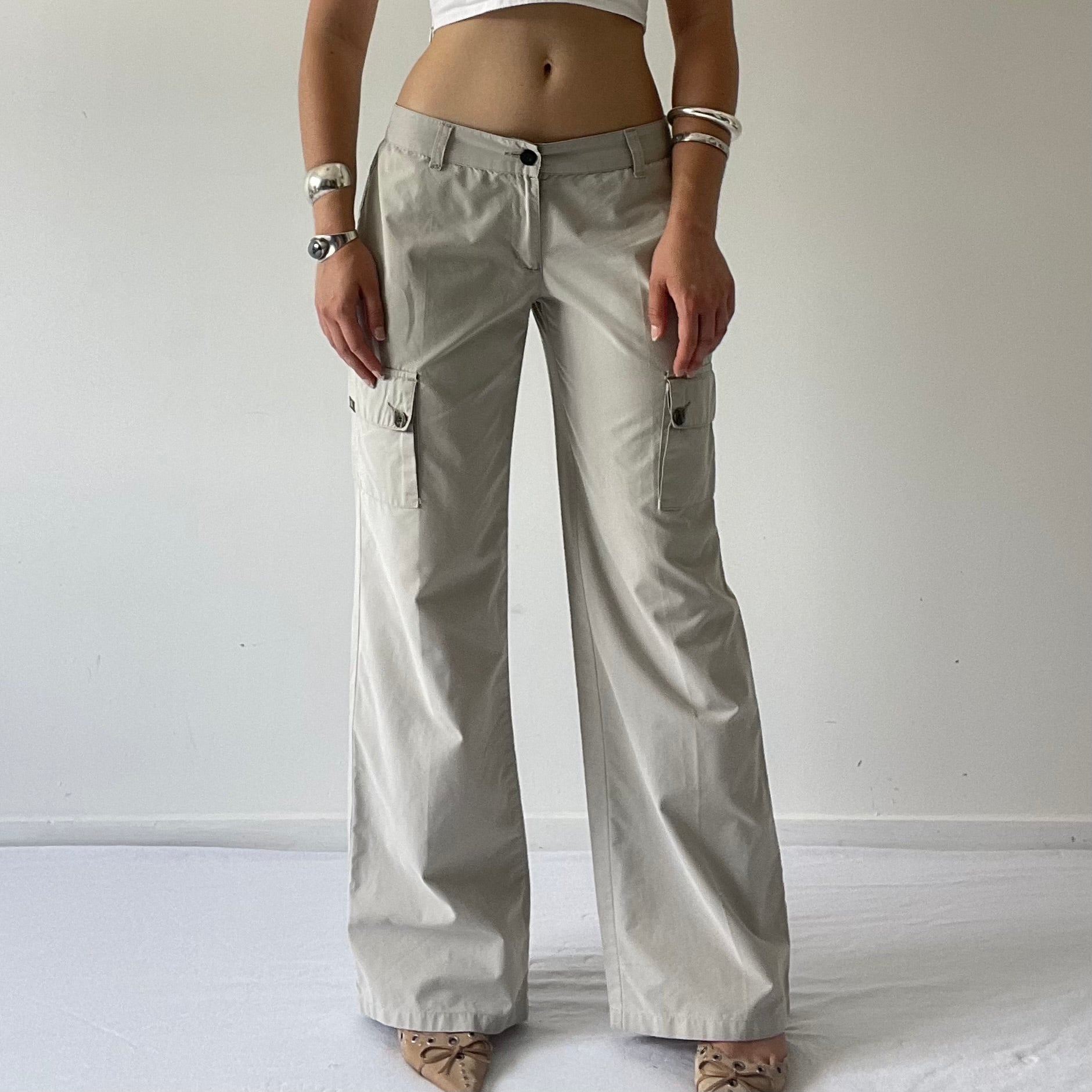 Jealous Wide Leg Cargo Pants |8-10