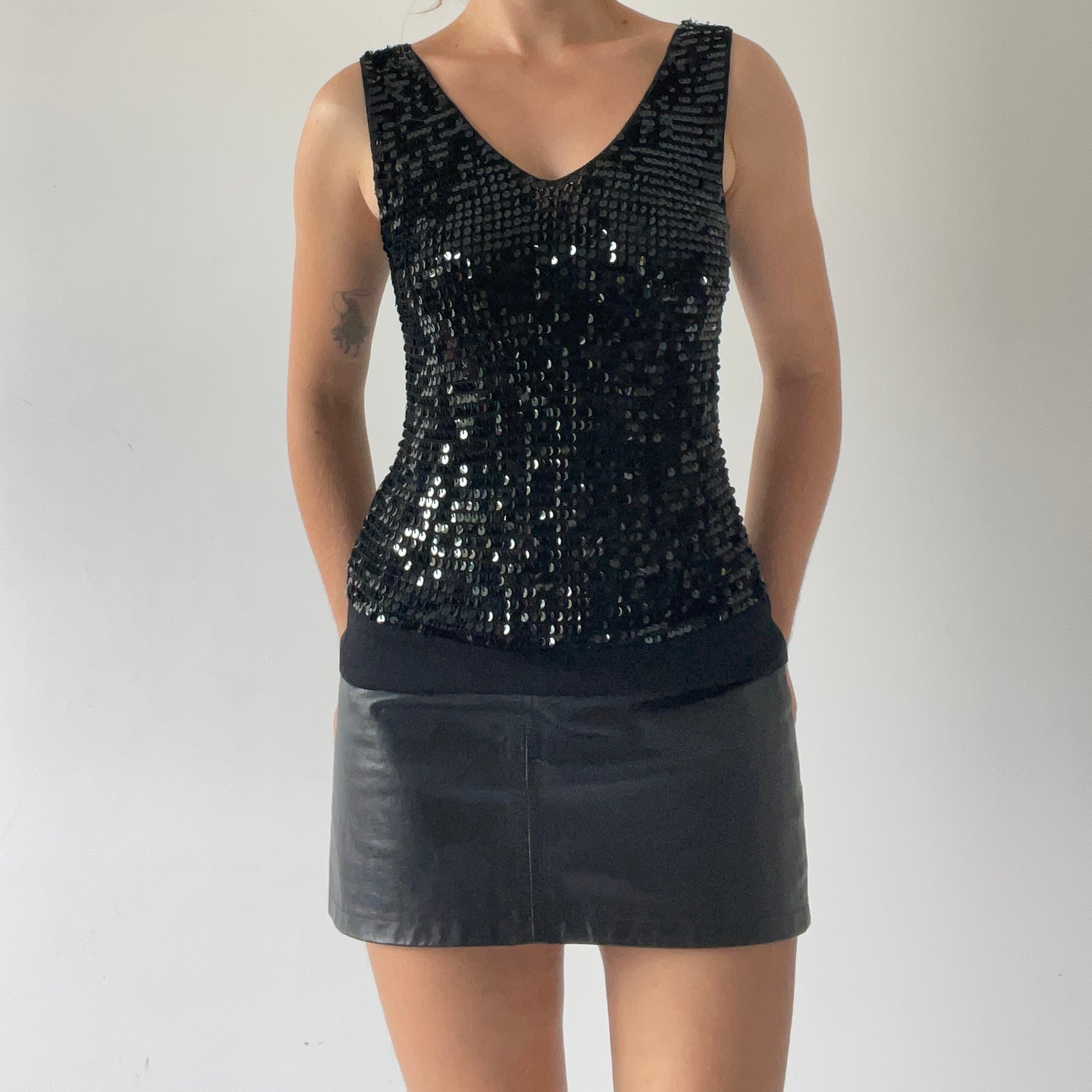 Max Sequin Crochet Top | 8-10