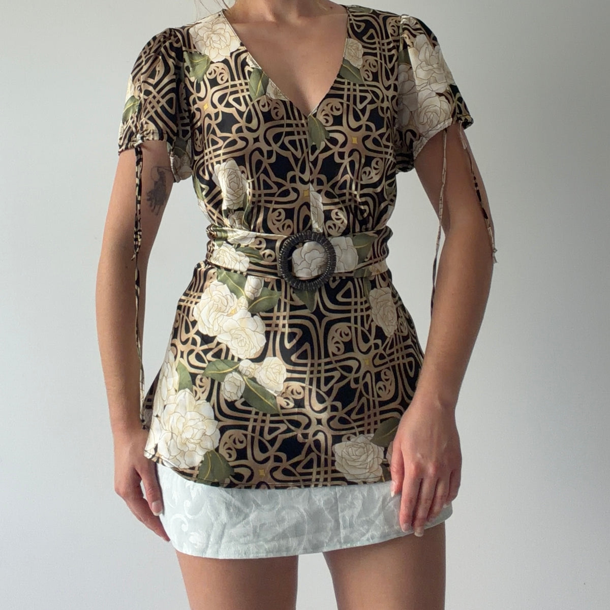 Nicola Satin Top | S-L