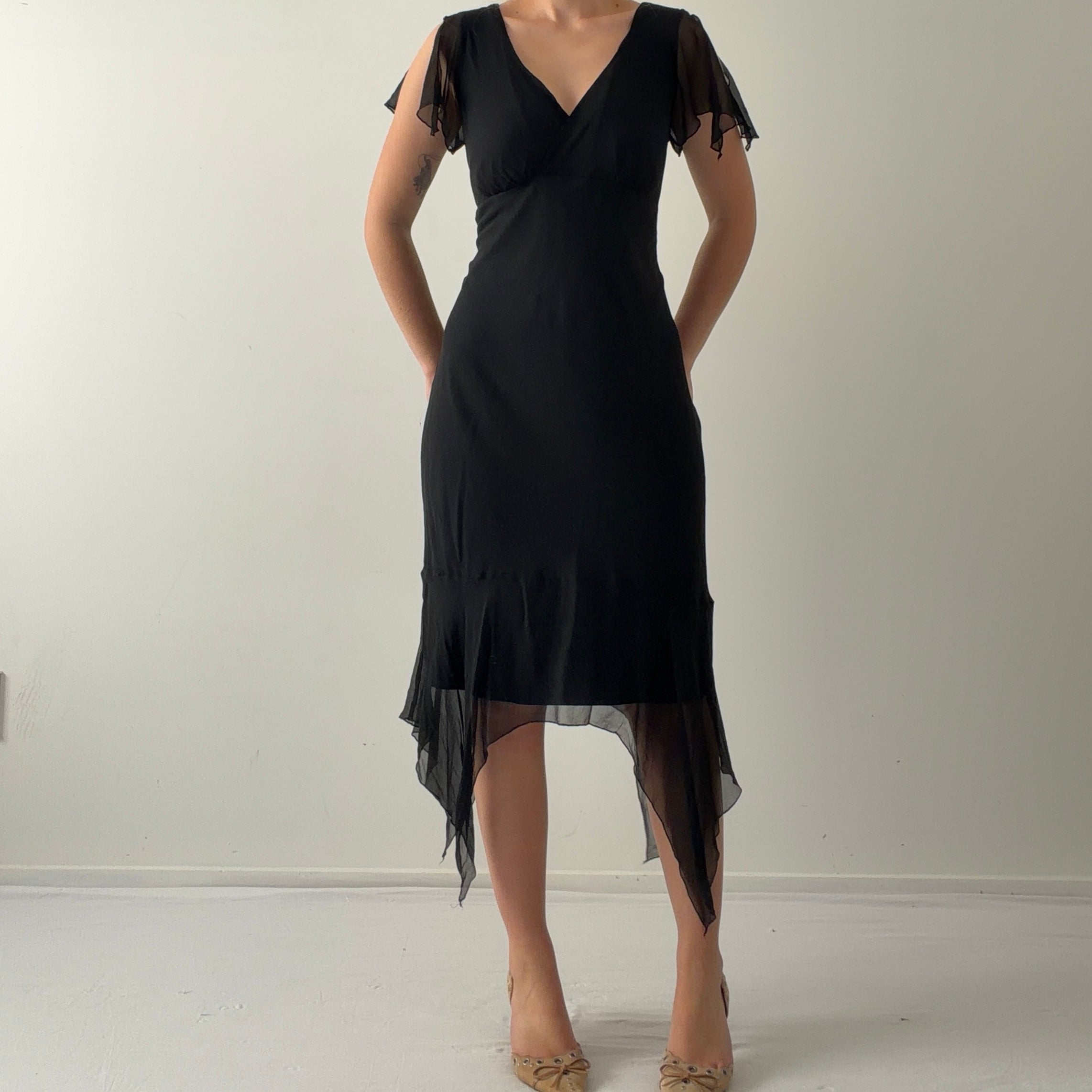 Jonathan Martin Silk Fairy Dress | M