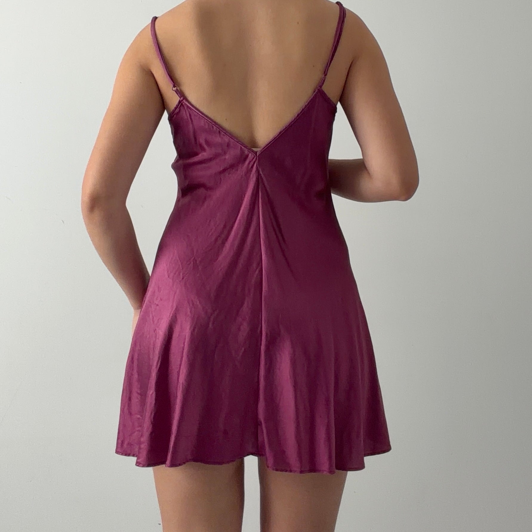 Victoria's Secret 2000 Silk Mini Dress | M