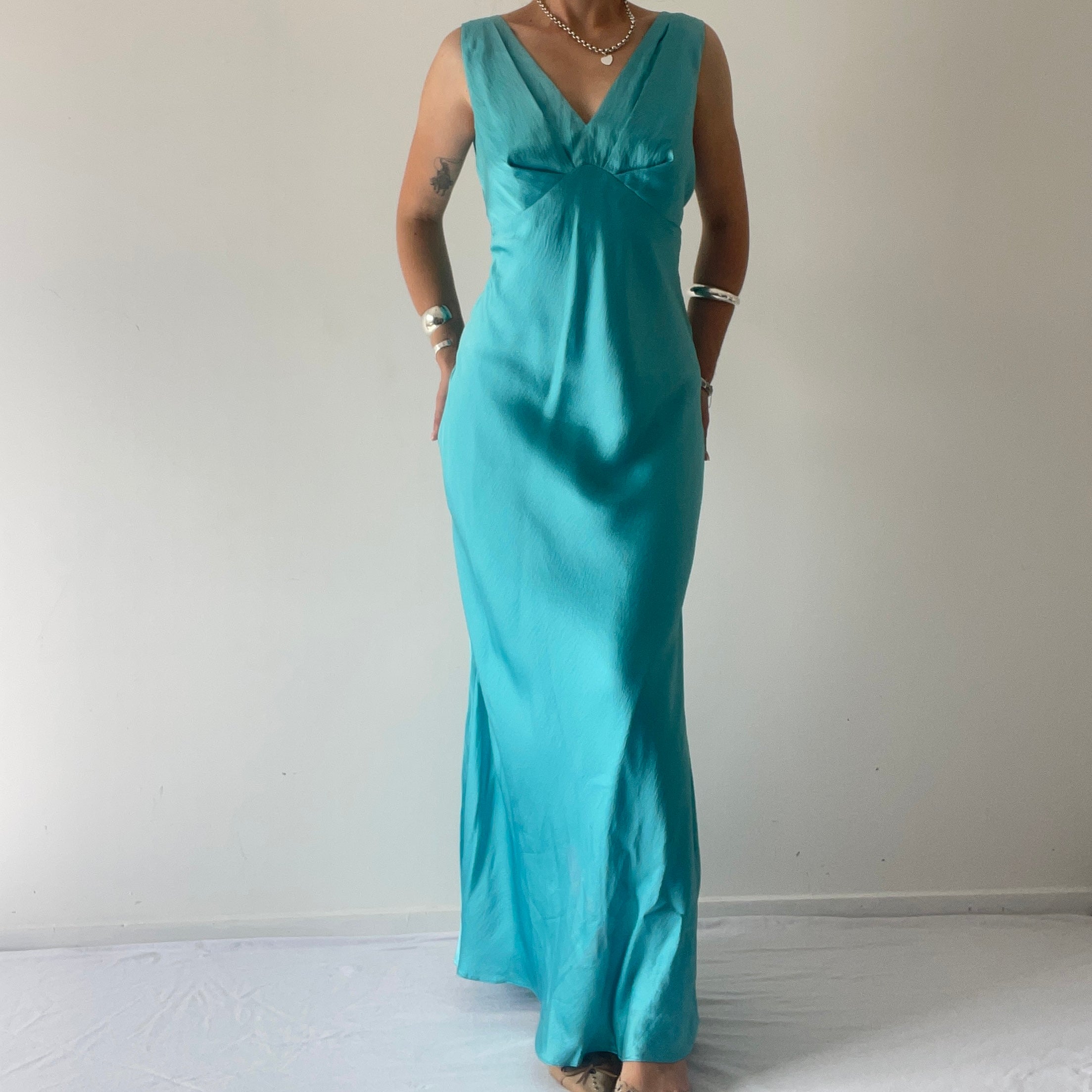 Vera Mont 100% Silk Maxi Gown | 16-18