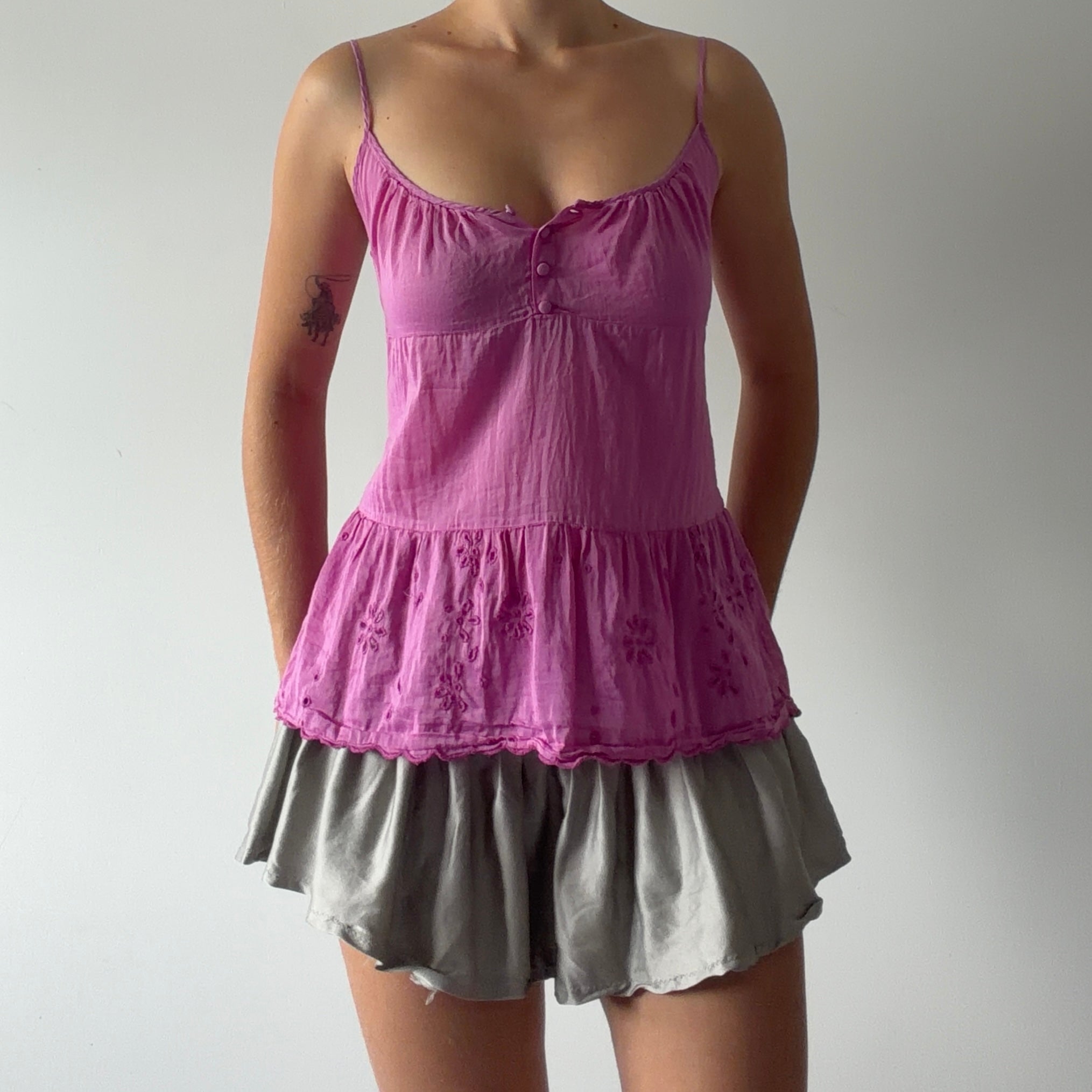 Massimo Dutti Babydoll Cami | 8-10