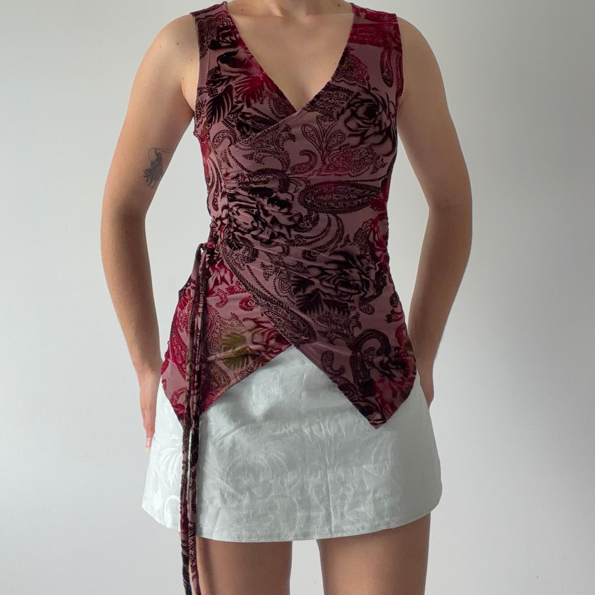 Velvet Burnout Cami Top | S