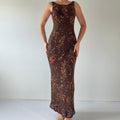 Sténay Silk Beaded Boat Dress | 6-8