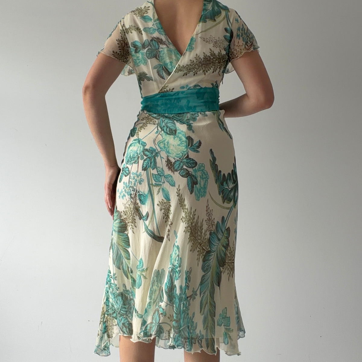 Jonathan Martin Silk Dress | 14-16