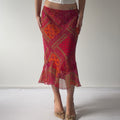 Ombre Midi Skirt | M