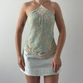 Floral Handkerchief Top | Made in USA | S