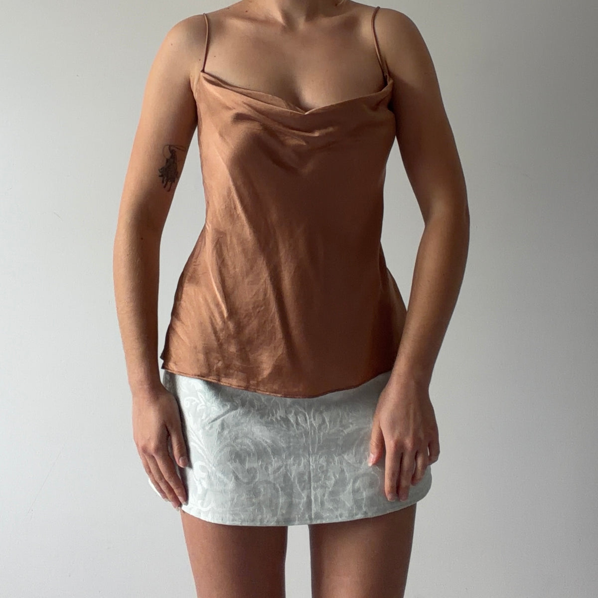 Silk Cowl Cami | M