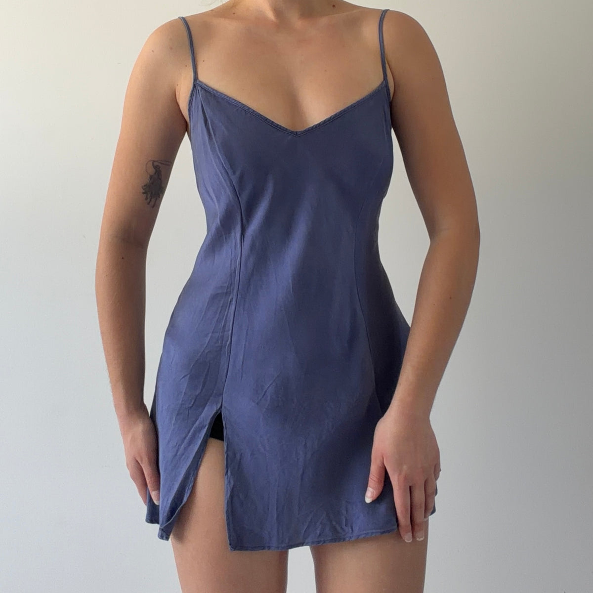Victoria's Secret Mini Silk Slip Dress | S
