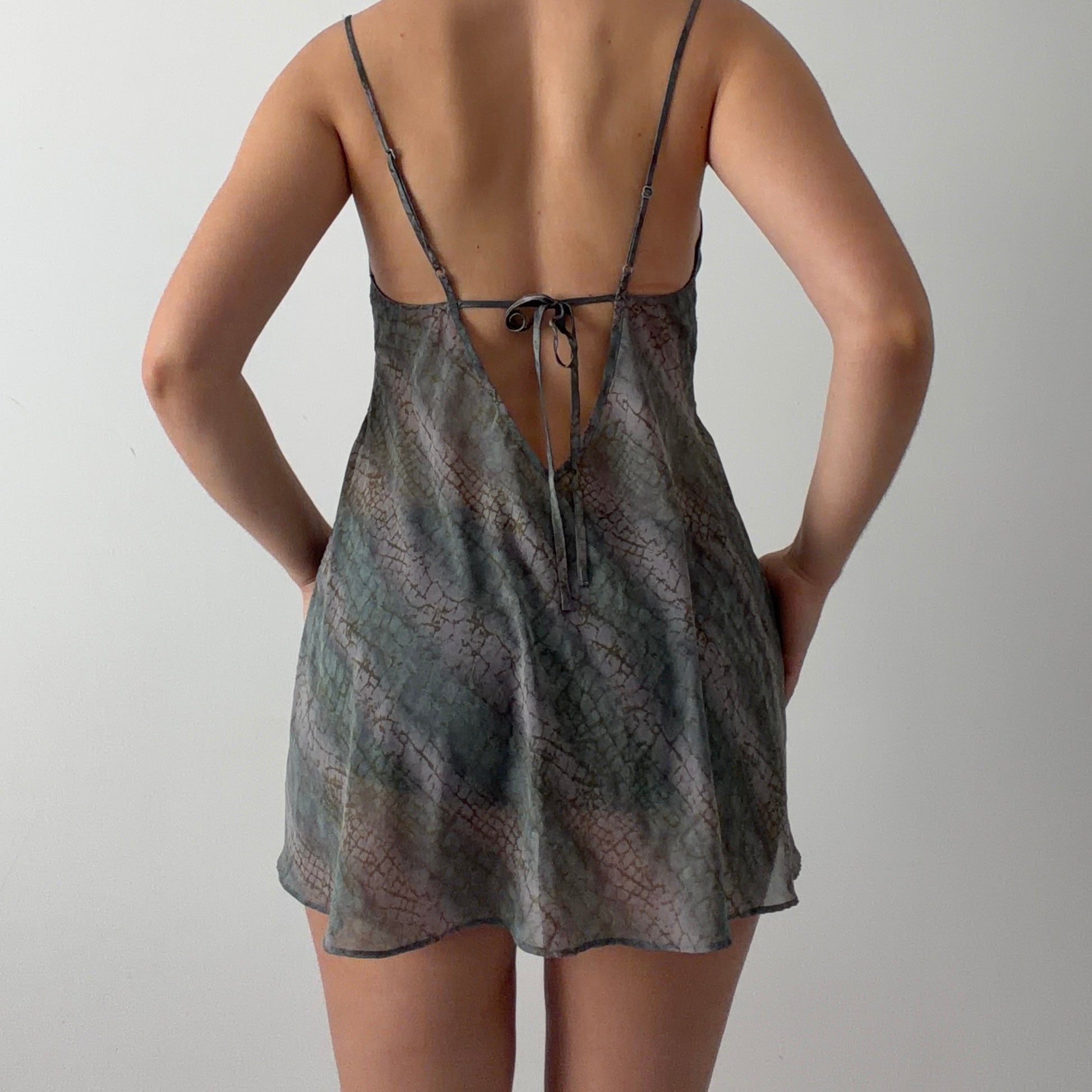 Victoria's Secret Snake Print Slip | S