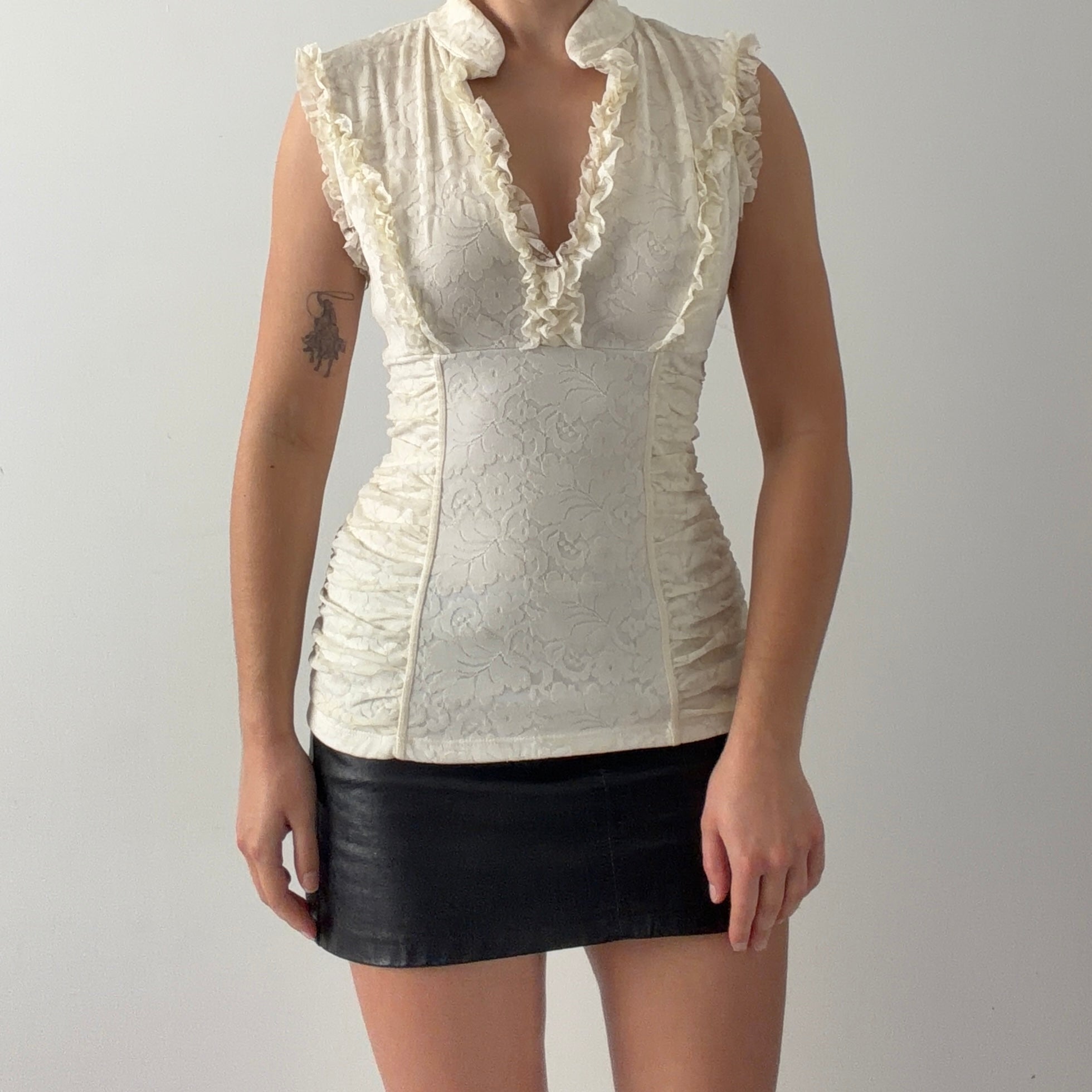 XOXO Lace Babydoll Top | L