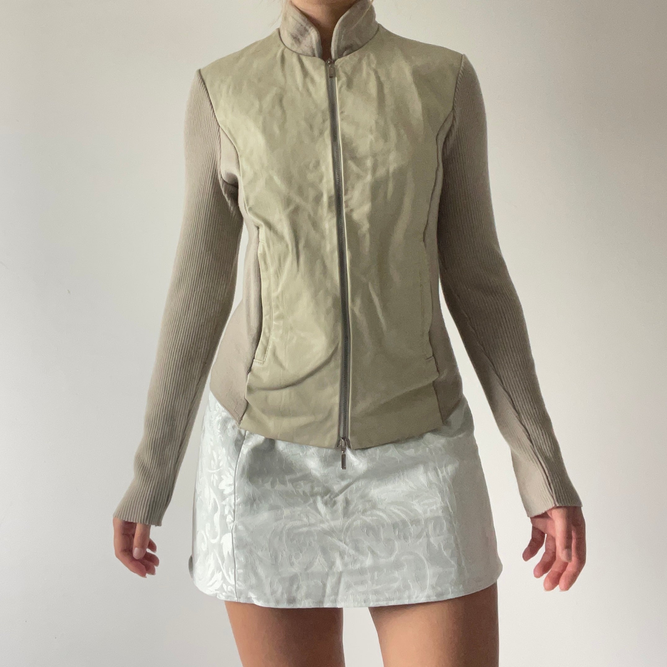 Sabatini Wool + Leather Double Zip Jacket | Made in NZ | 10-14