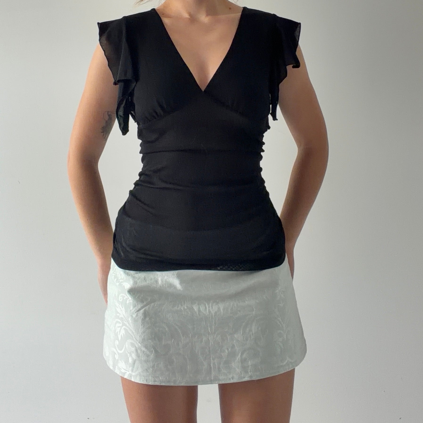 First Kiss Mesh Top | 8-10