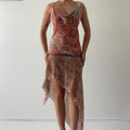 Carly Harris Asymmetric Midi Dress | Made in NZ | XS