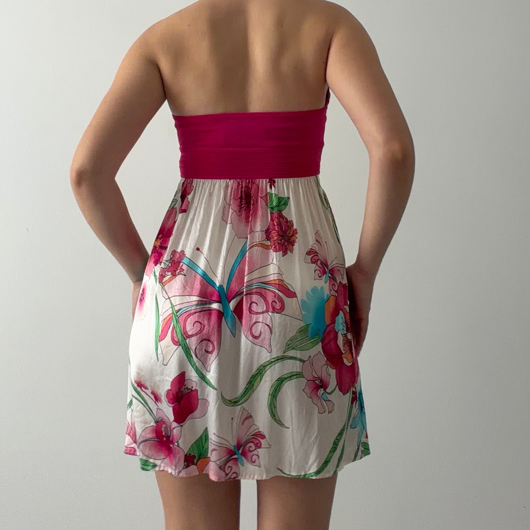 Bebe Silk Mini Dress | XS